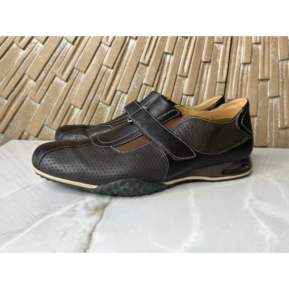 COLE HAAN N!ke Air C06080 Brown Leather Casual Shoes Mens Size US 9.5 M Sneakers